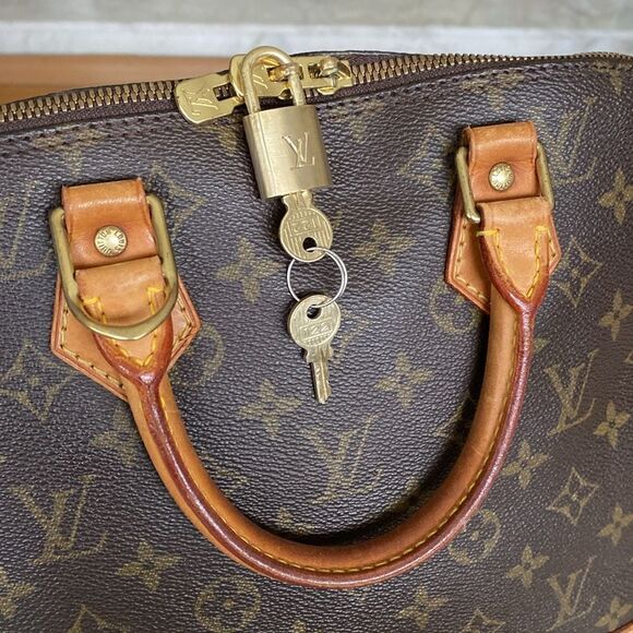 Louis Vuitton Alma PM Monogram Satchel Bag Dust-bag Lock & 2 Keys - Picture 11 of 17